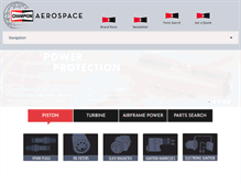 Tablet Screenshot of championaerospace.com