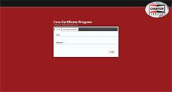 Desktop Screenshot of core.championaerospace.com